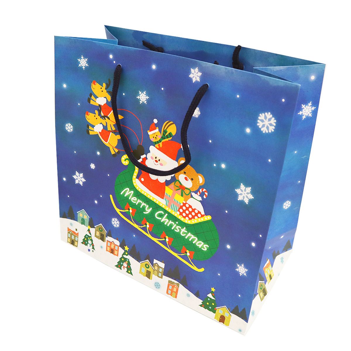 【OUTLET】ギフトバッグ 紙袋 手提げバッグ M クリスマススカイ W32×D16×H31cm 304576