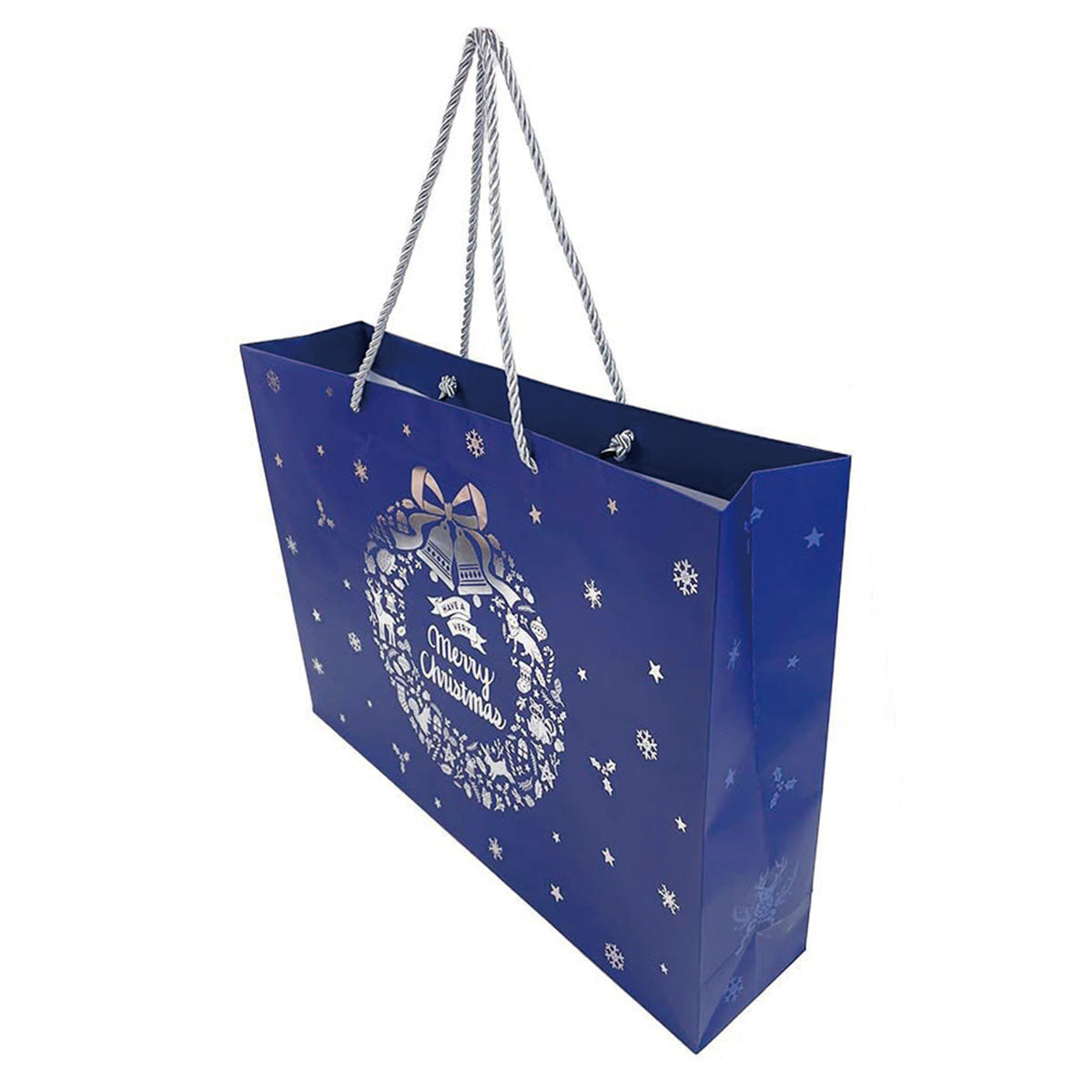 【OUTLET】ギフトバッグ クリスマス ハンドルバッグ L 横 クリスマスフォレスト 304617