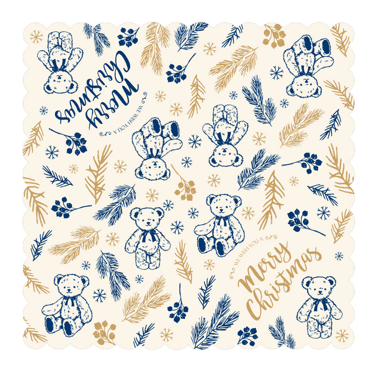 【OUTLET】パーティーペーパー 10P ボタニカルベア 304650