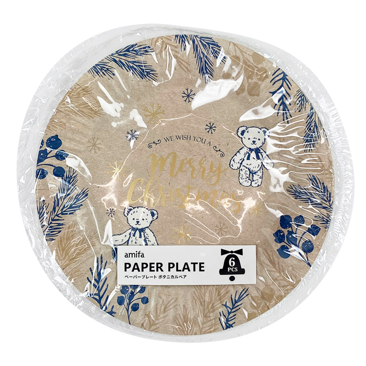 【OUTLET】ペーパープレート 6P ボタニカルベア 304658