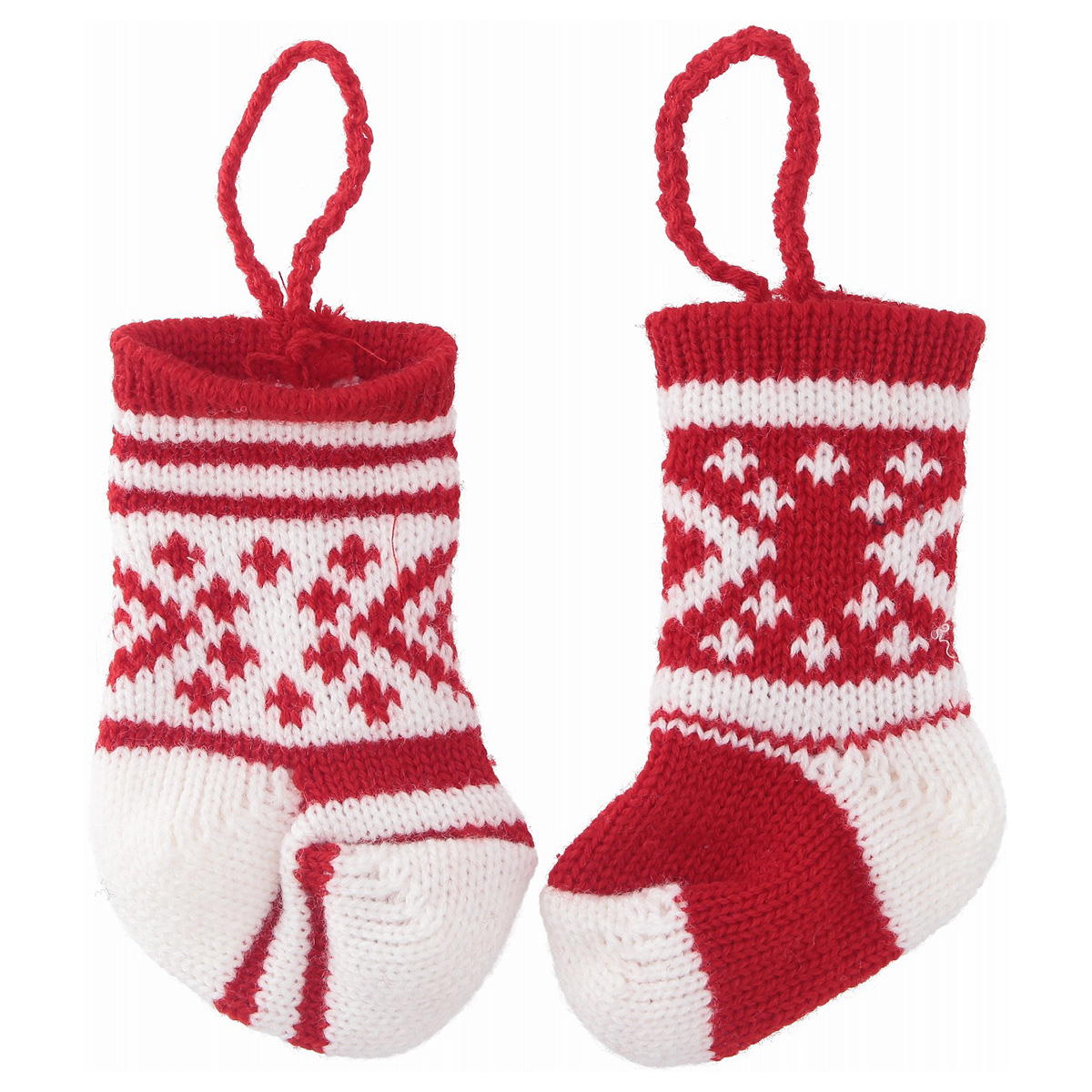 ニットオーナメント ソックス RD 2種 304674