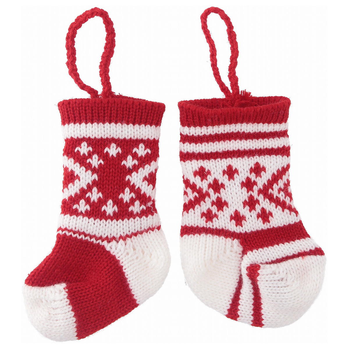 ニットオーナメント ソックス RD 2種 304674