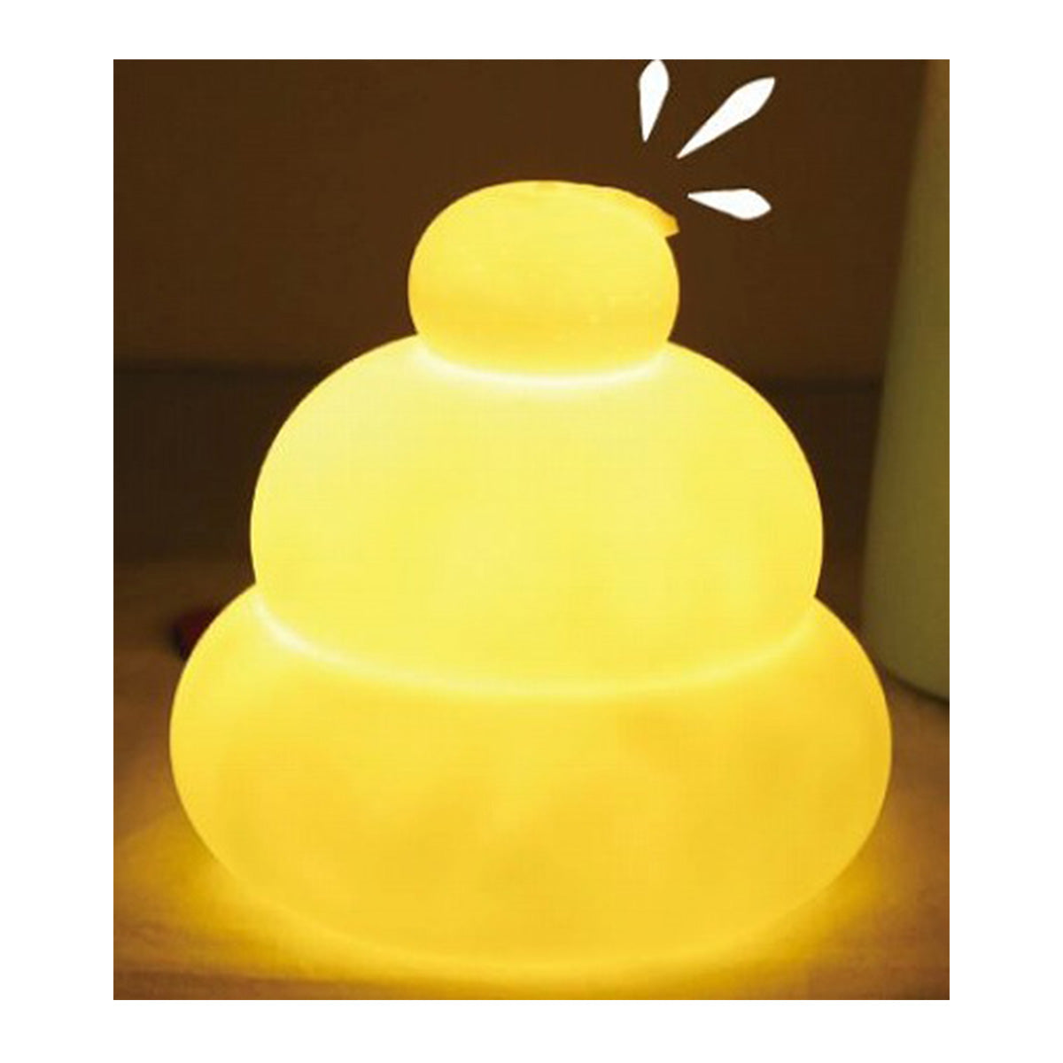 【OUTLET】照明器具 間接照明 ライト LEDオブジェ 鏡餅 約H11x11cm 304755