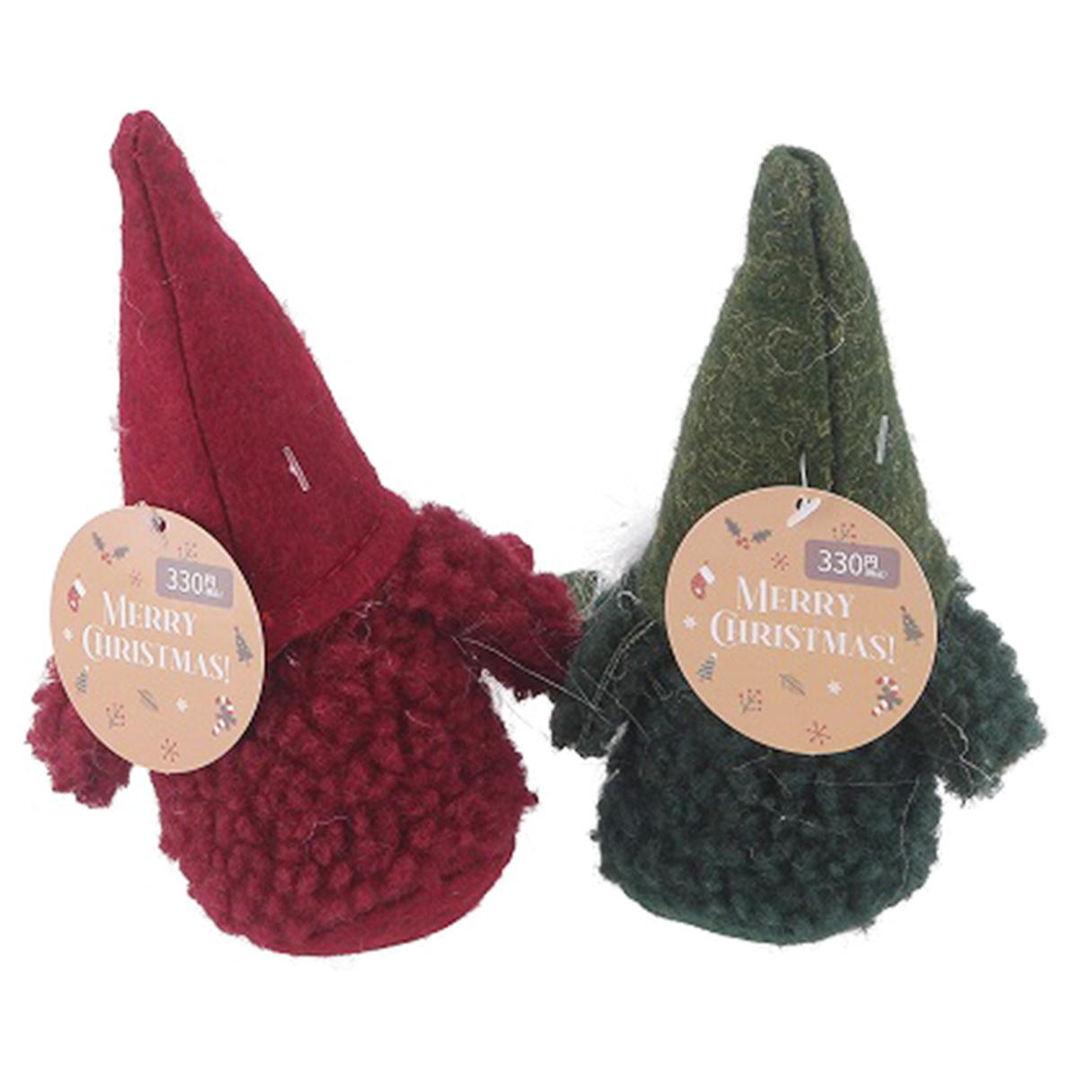 足長トムテ 2色アソート (レッド・グリーン) 305112