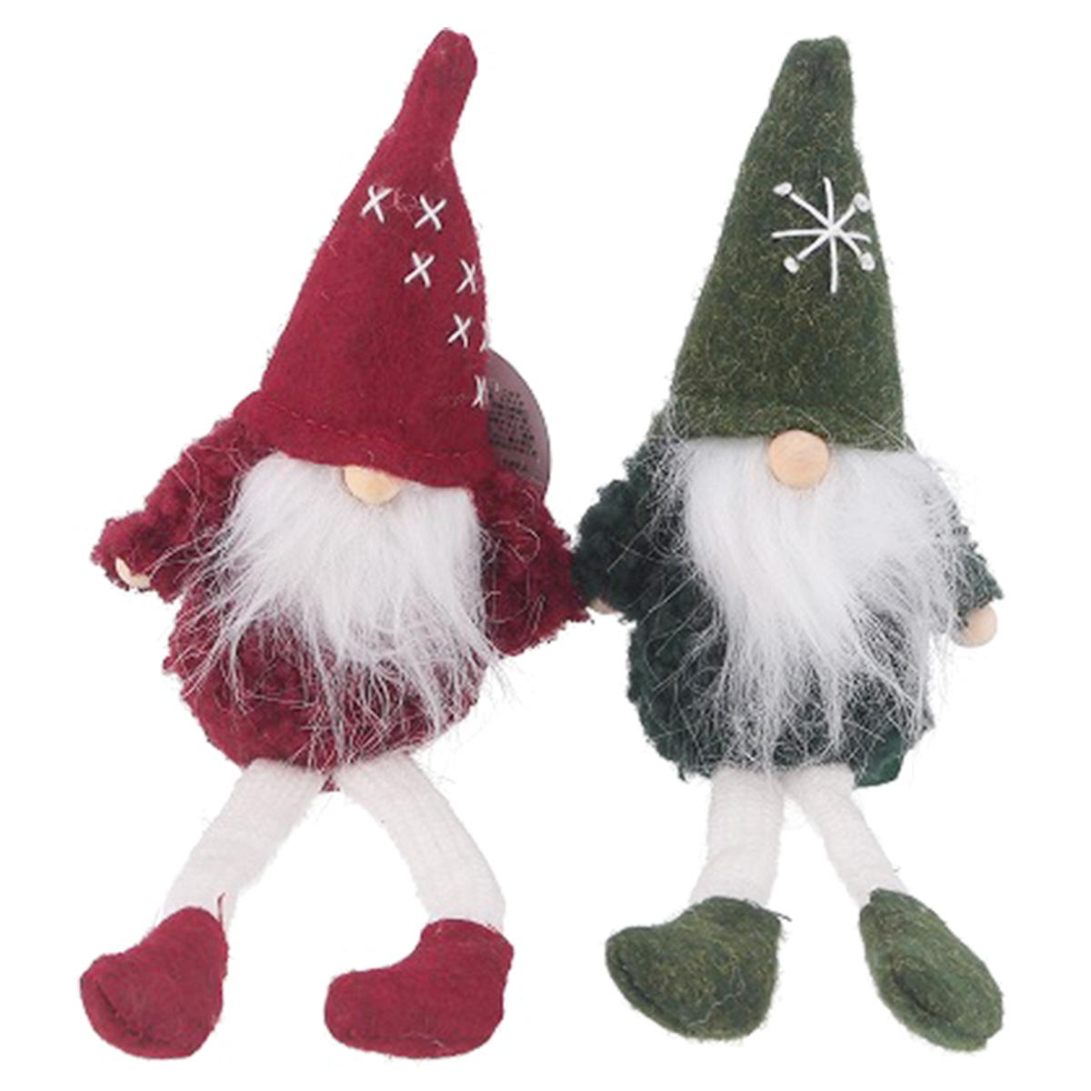 足長トムテ 2色アソート (レッド・グリーン) 305112