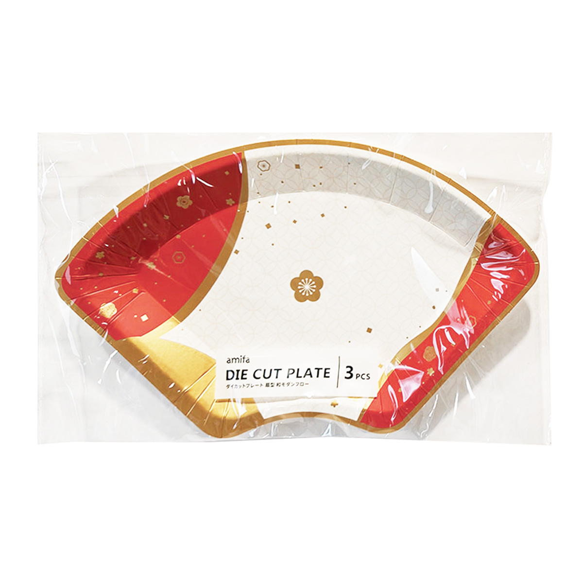 ダイカットプレート 3P 扇型 和モダンフロー 305141