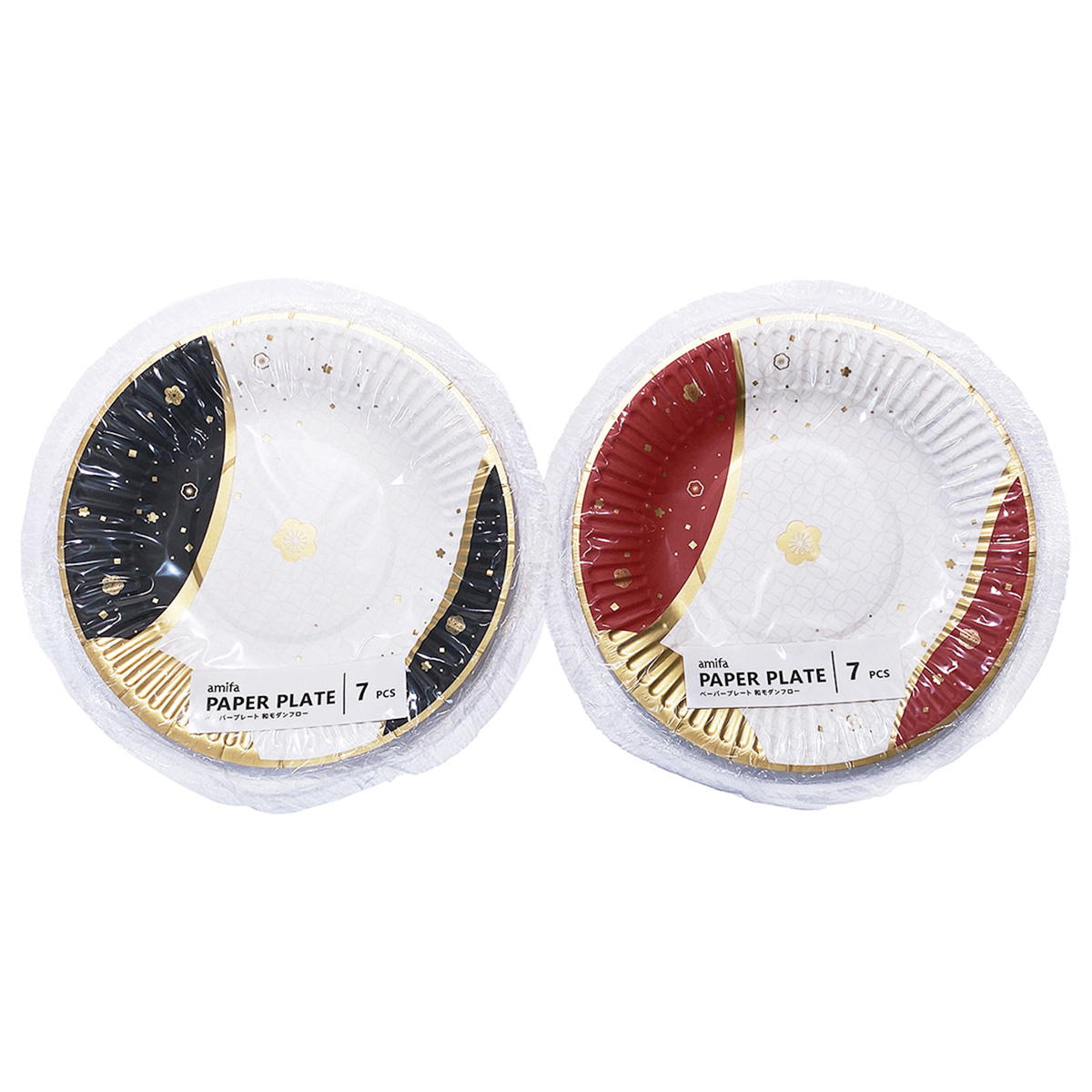 ペーパープレート 7P 和モダンフロー 305142