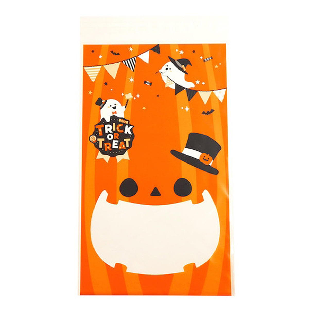 【OUTLET】ビニールバッグ L 4P おかしなパンプキン 306269