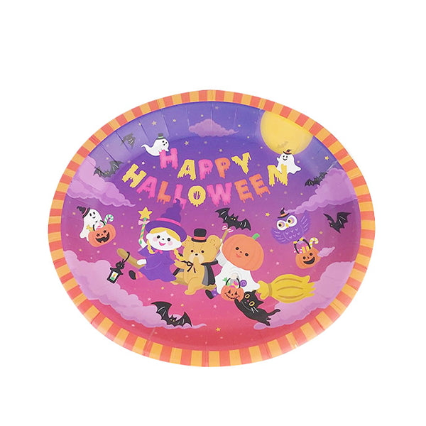 【OUTLET】オーバルプレート 3P ハロウィンドリーム 306536