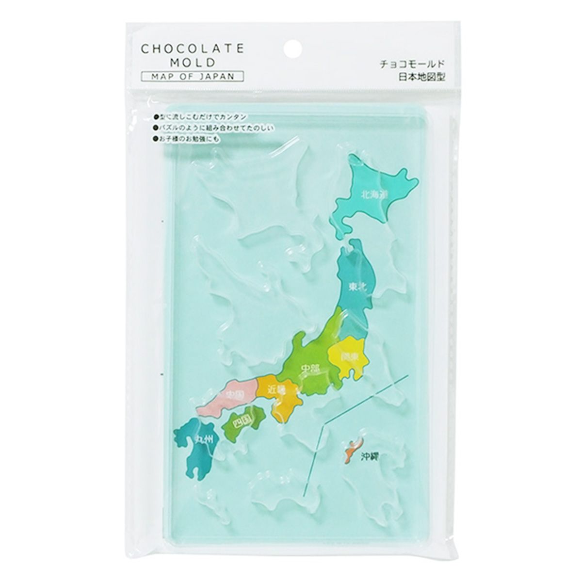 チョコレート型 バレンタイン チョコモールド日本地図型 306749