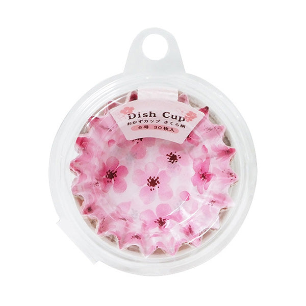 【在庫限り】おかずカップさくら6号30枚 306785