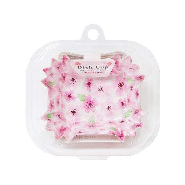 【OUTLET】おかずカップさくら角小27枚 306787