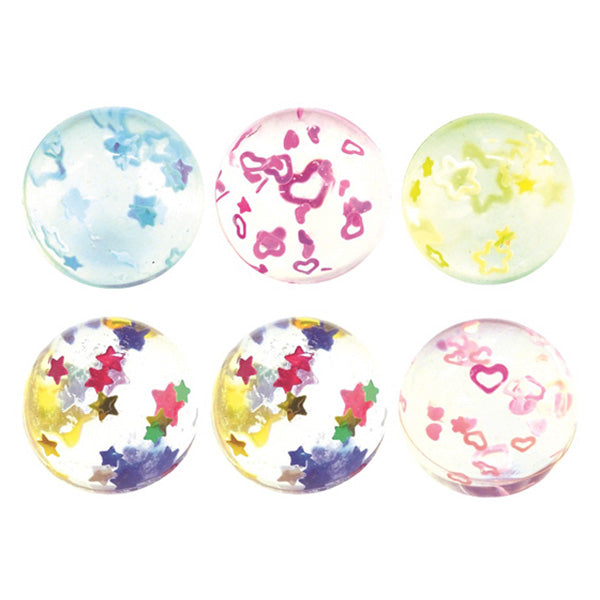 【OUTLET】スーパーボール ラメパーツ6P 307053