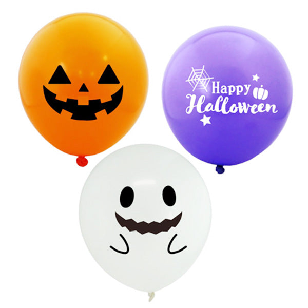 【在庫限り】フェイスバルーン ハロウィン 6P 307070
