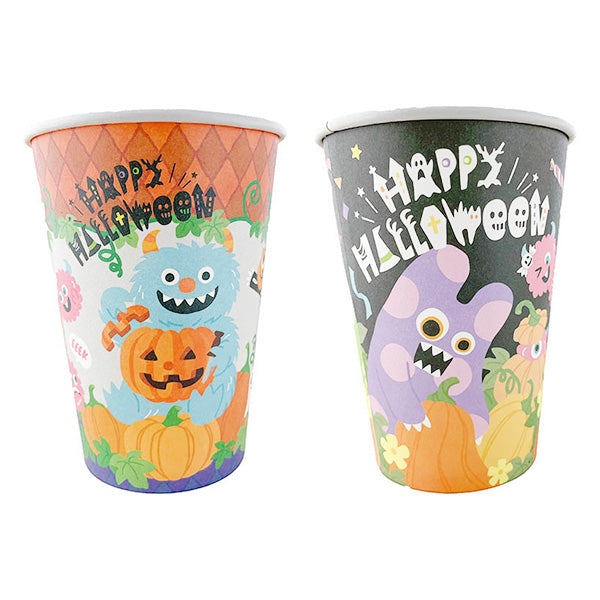 【OUTLET】ペーパーカップ 260ml 9P モンスター 307159