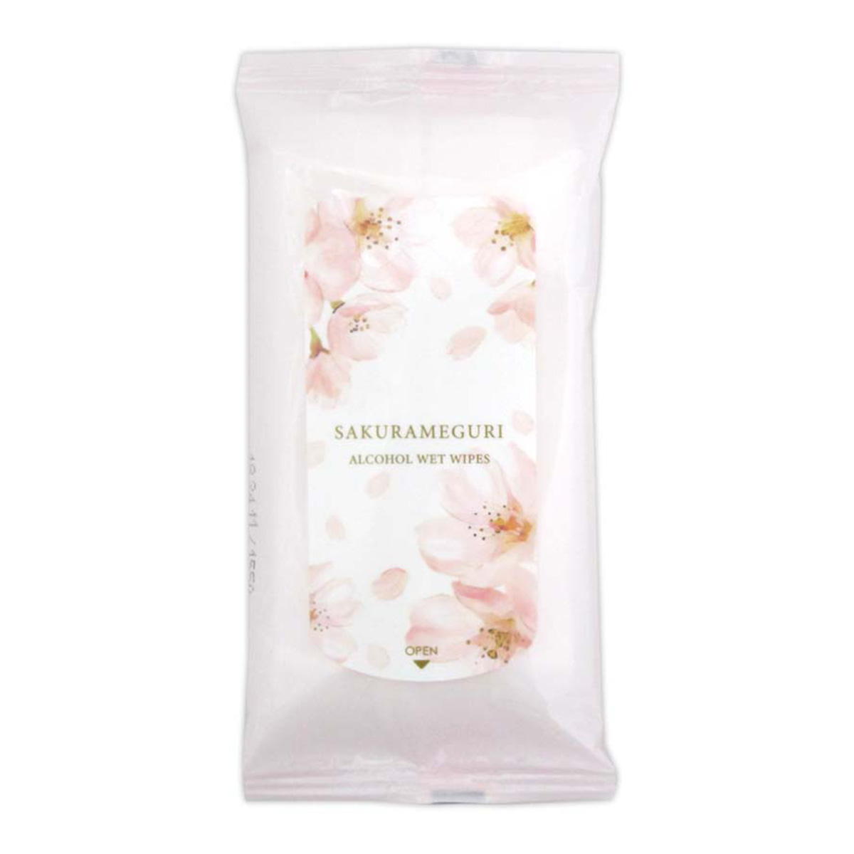 【在庫限り】99%除菌ウエットティッシュ携帯用桜巡りSD10枚3P 307917
