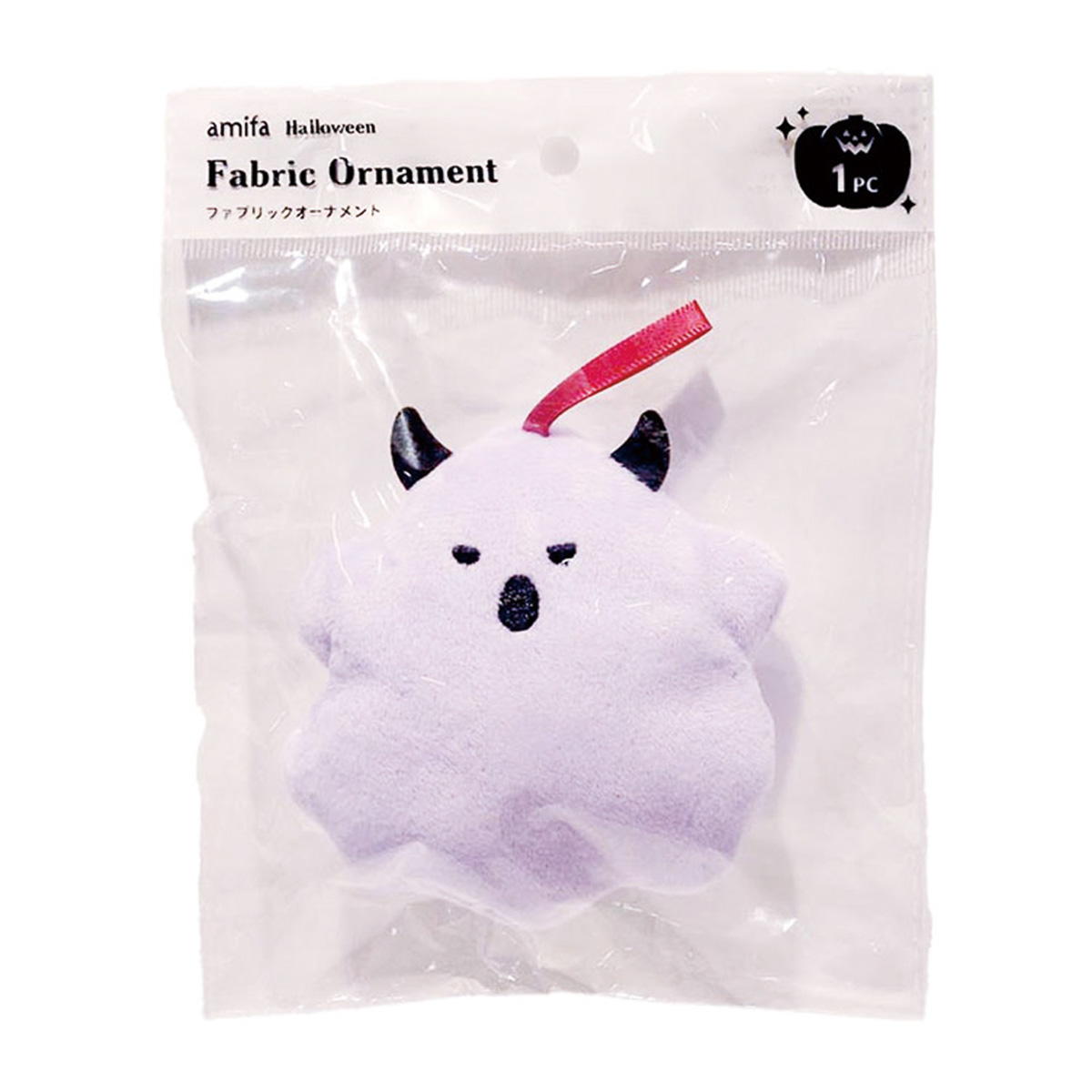 【在庫限り】ファブリックオーナメント デビルおばけ・ねこ 308040