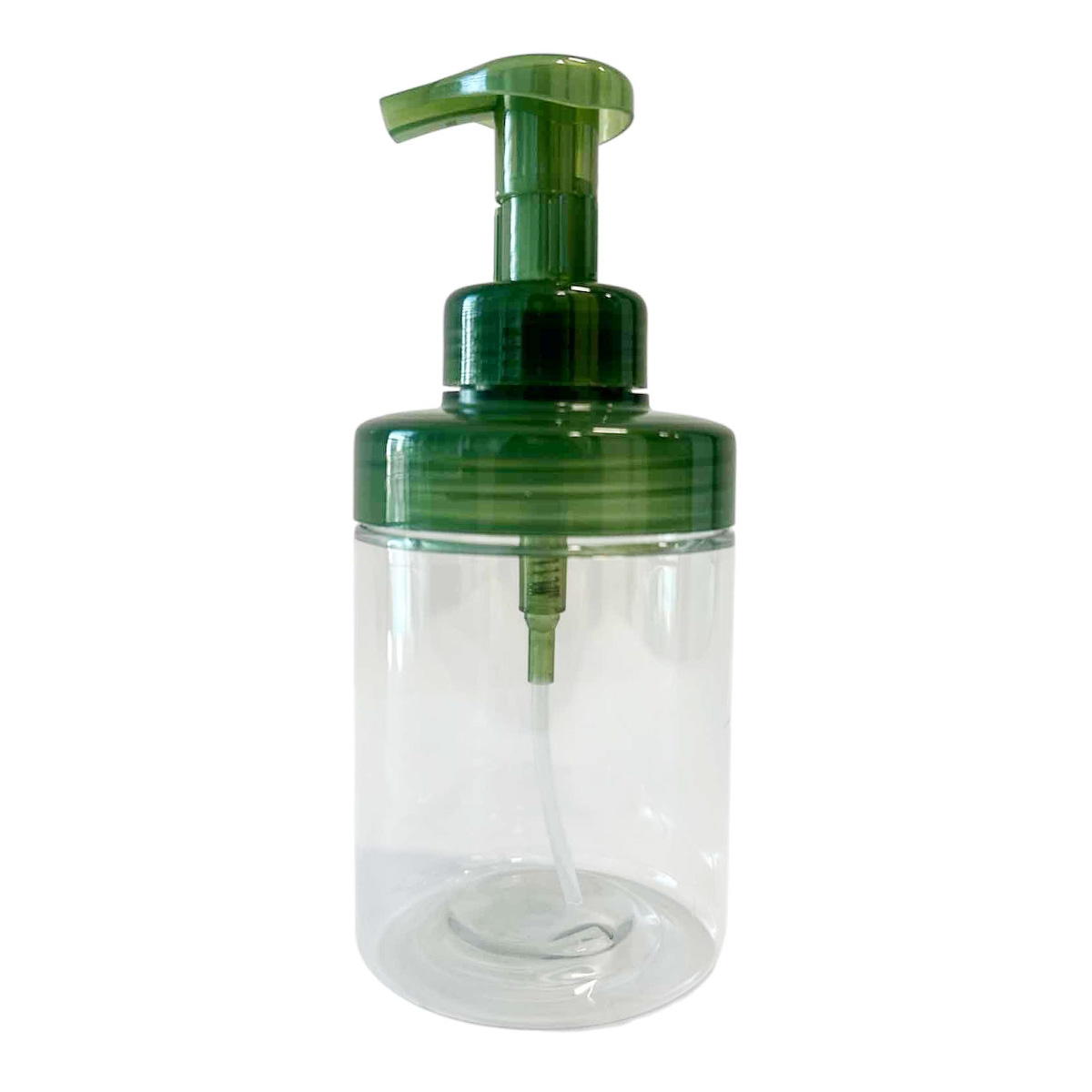 1dp広口泡ボトル400ML丸グリーン 308102