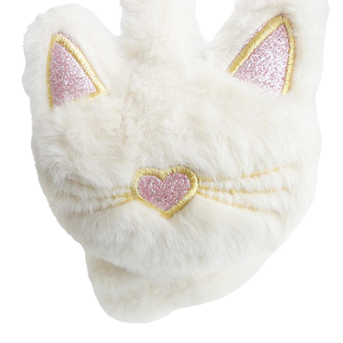 【在庫限り】ネコイヤーマフ 耳当て アイボリー 308487