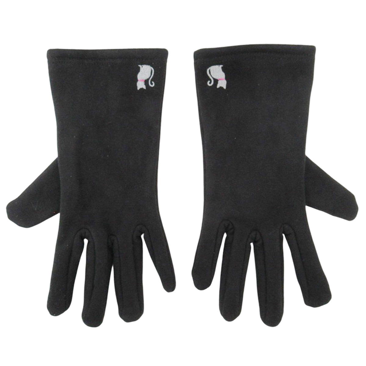 スエード風グローブ ねこ刺繍 308527