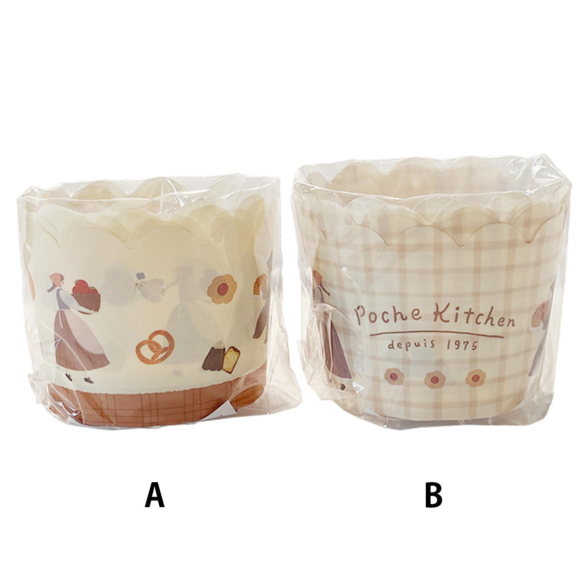 【在庫限り】マフィンカップ M 5P ポッシュキッチン 308906