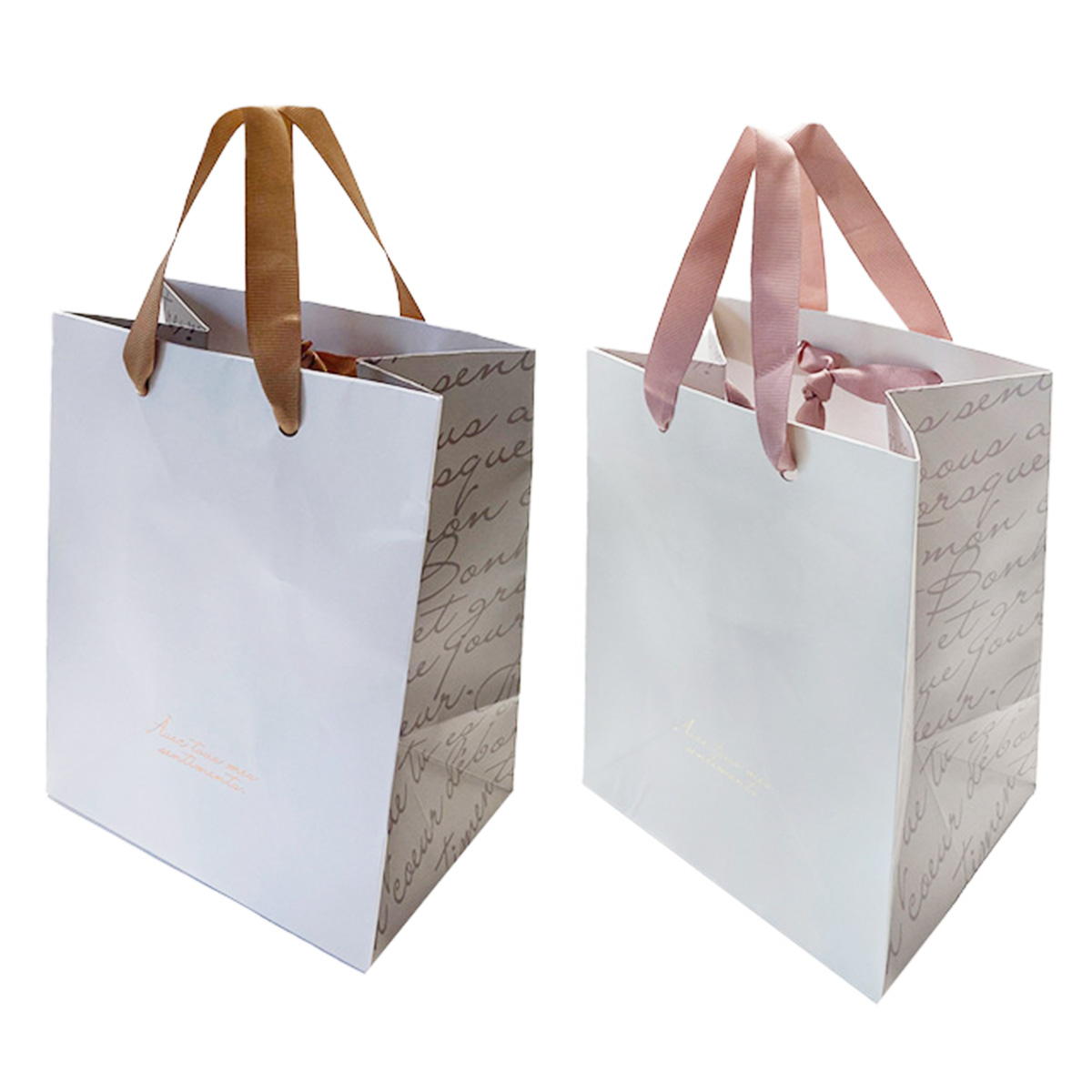 ハンドルバッグ S 縦 シンプルロゴ 308909