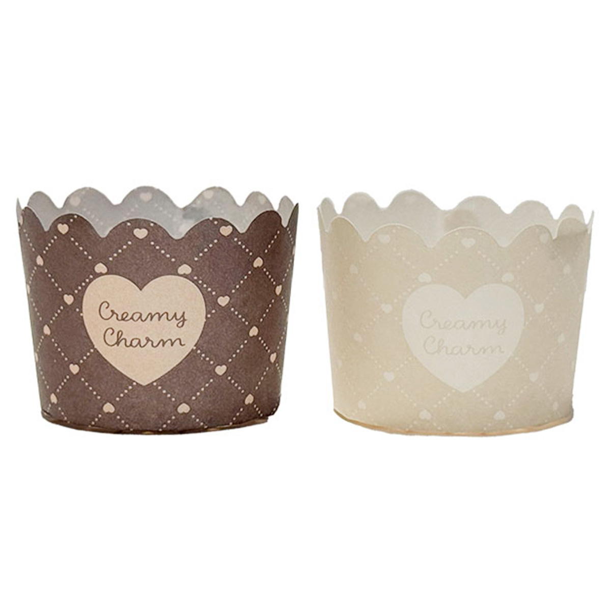 【在庫限り】マフィンカップ S 6P ラテハート 308924