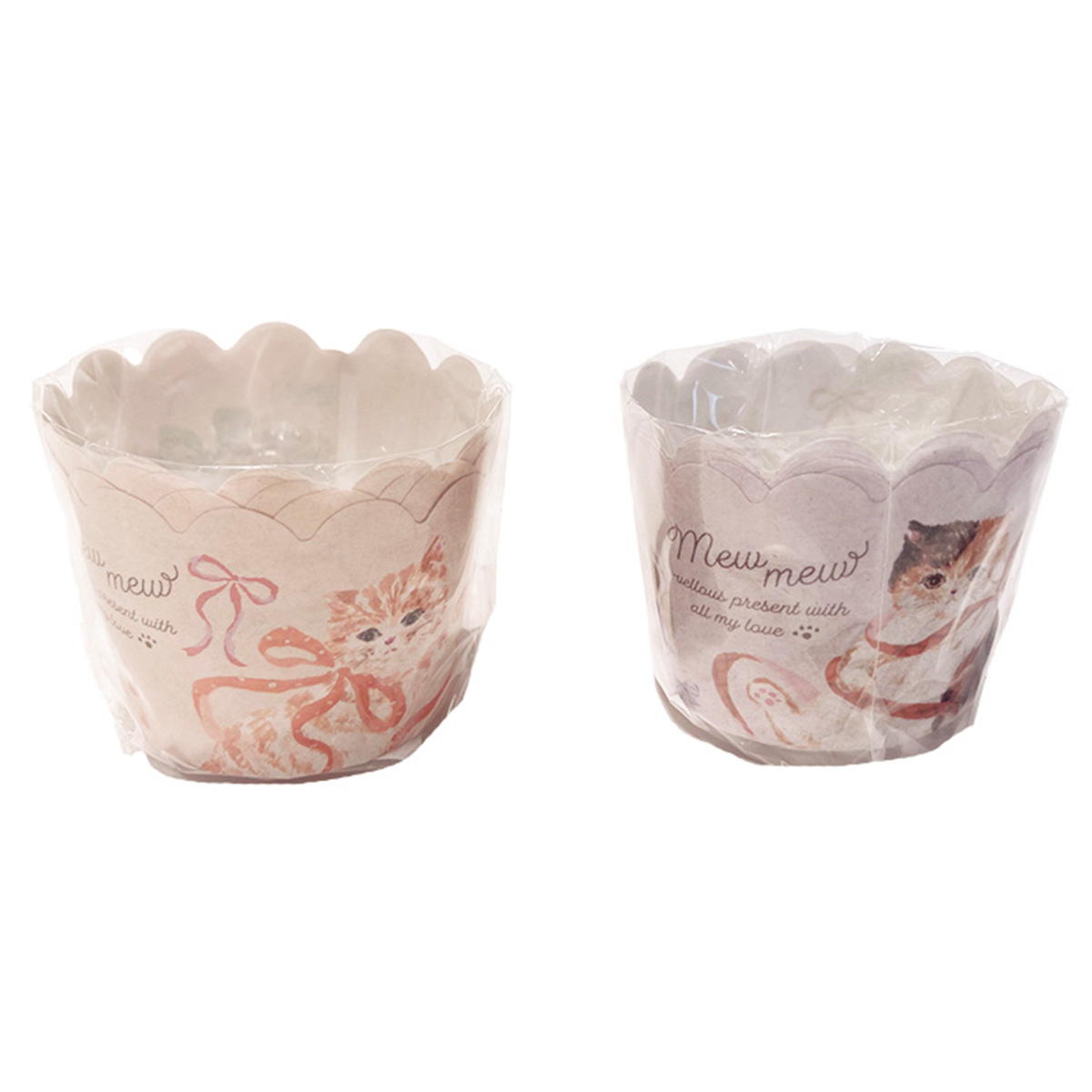 【在庫限り】マフィンカップ M 5P キャット 308946