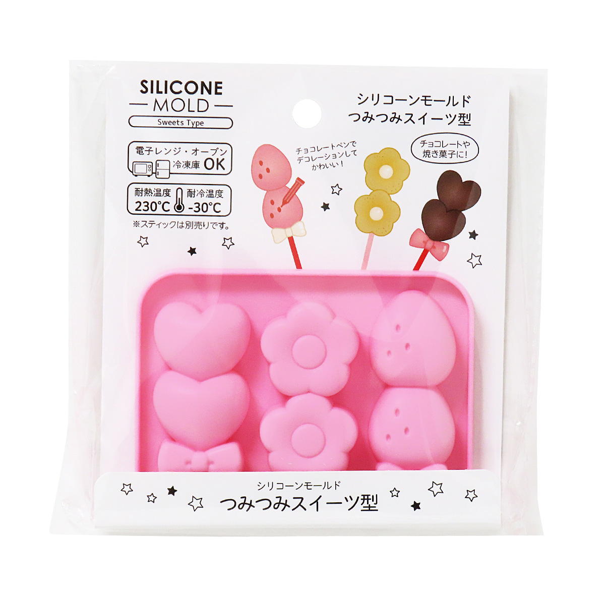 シリコーンモールドつみつみスイーツ型 308965