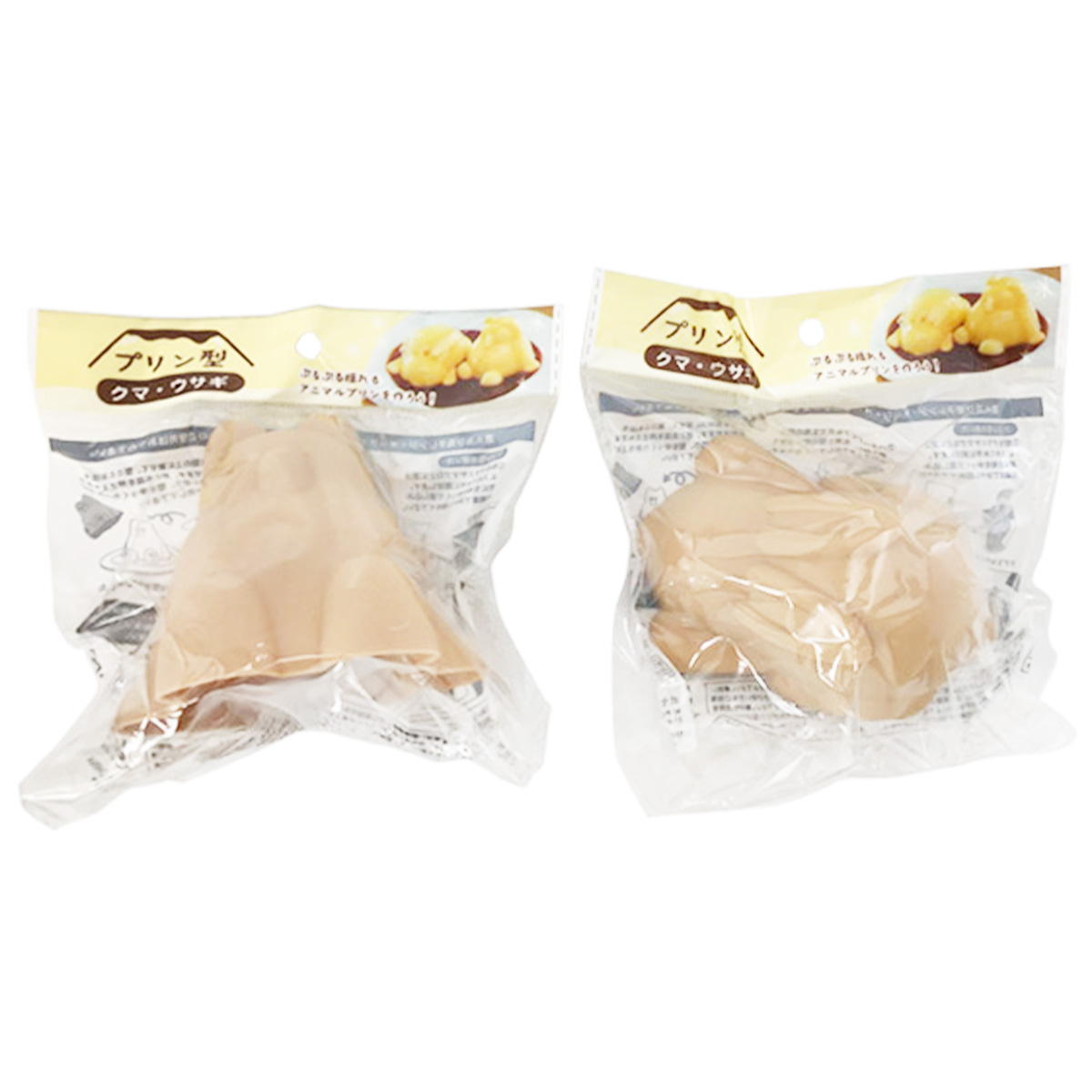 プリン型 クマ・ウサギ 308993