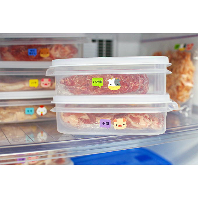冷凍保存用お肉分別シール 309666