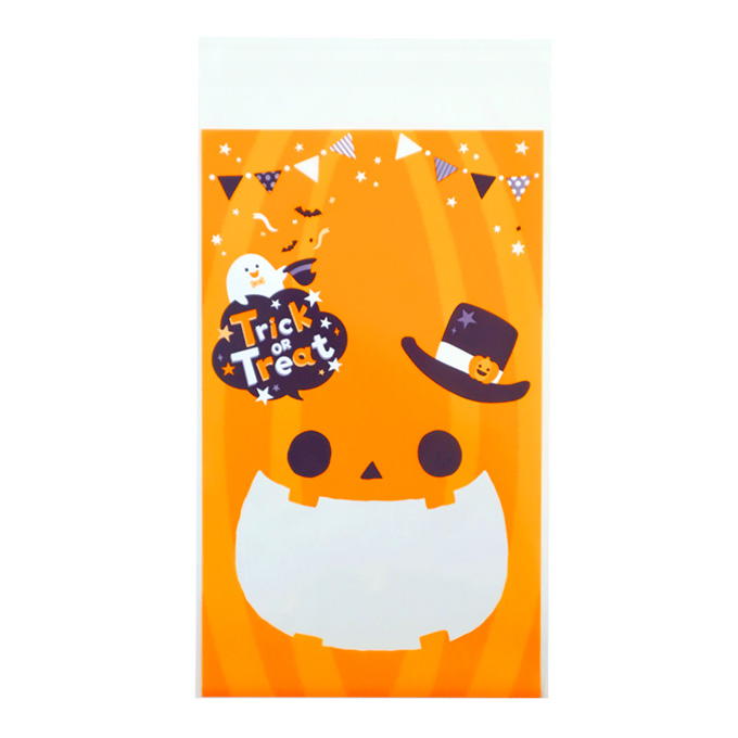 ビニールバッグ 糊付 6P パンプキン 309896