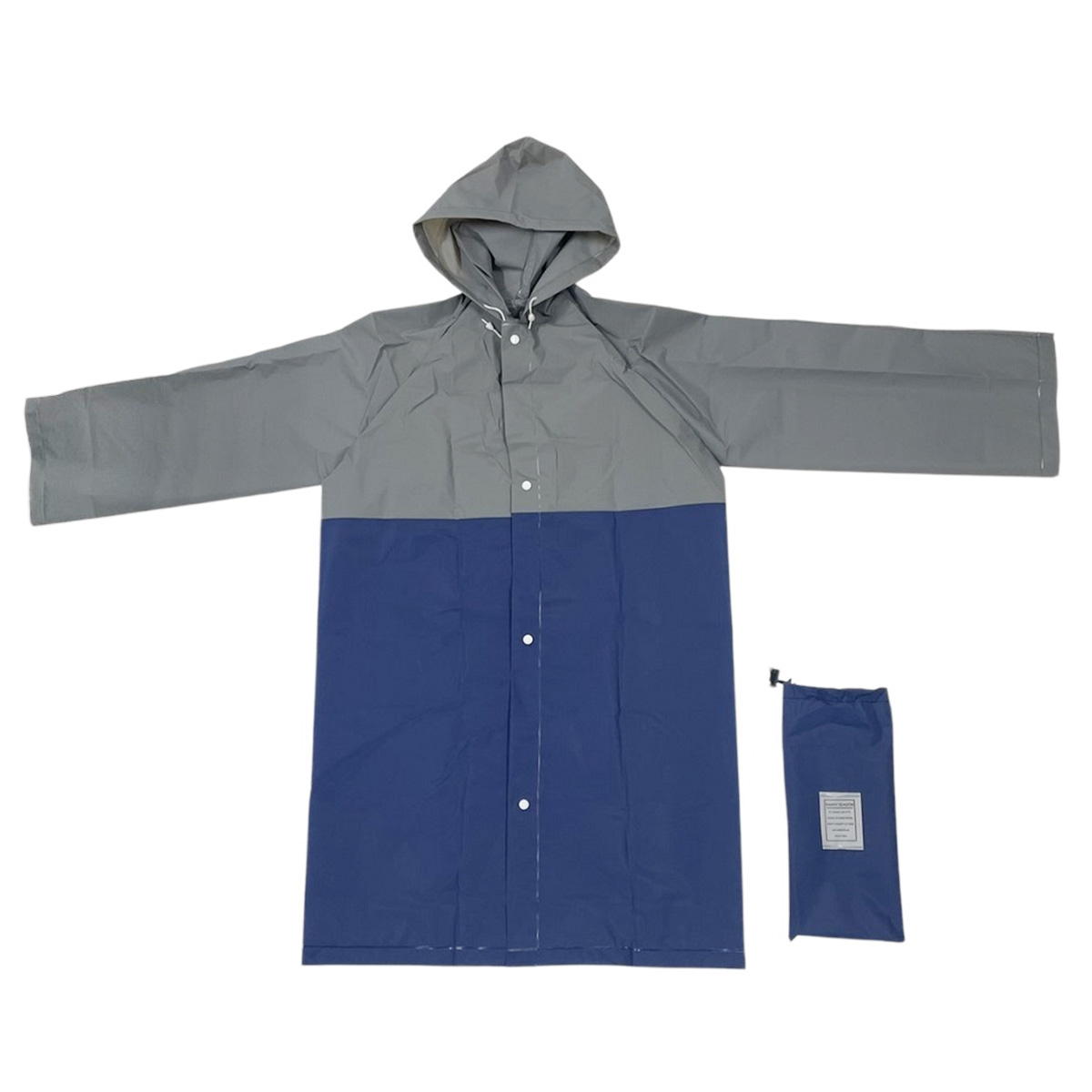 切り替えレインコートGY/NV 311361