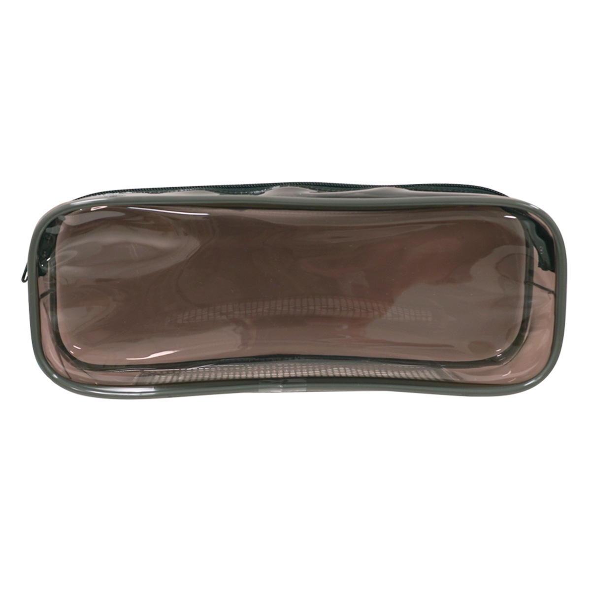 【在庫限り】PVCポーチ 横長 底メッシュ カラー 311402