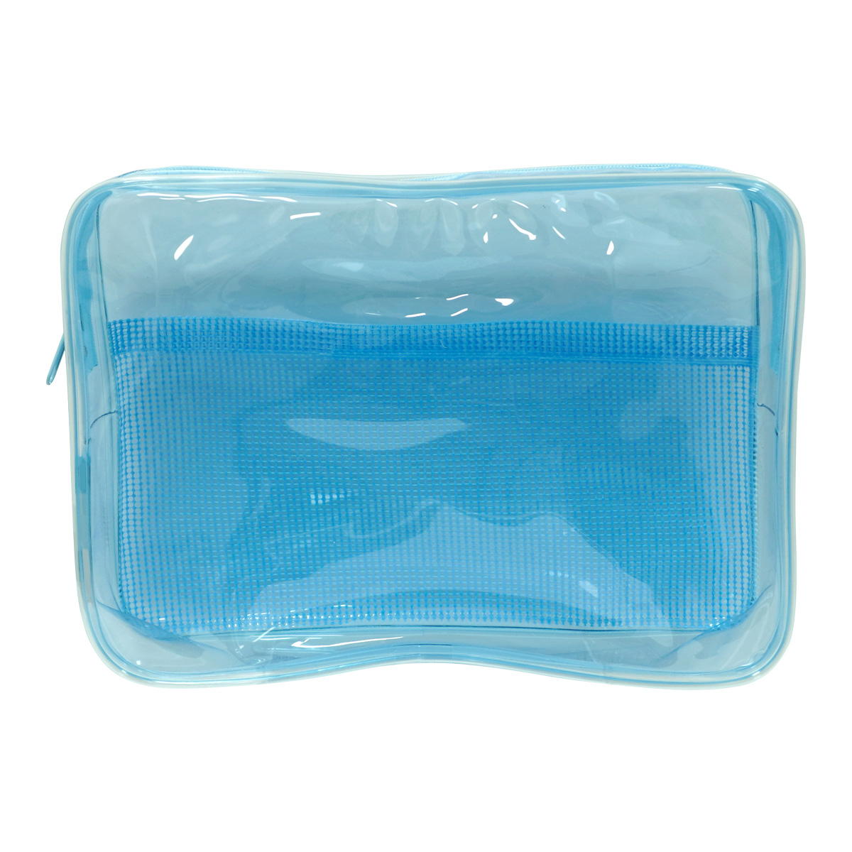 PVCポーチ メッシュポケット カラー 311406