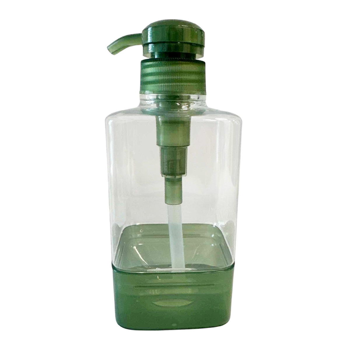 1dp 残さず使えるエコボトル400ML 角 グリーン 311544