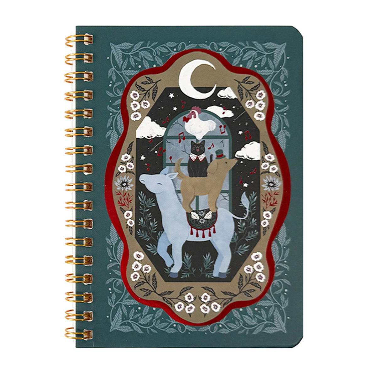 【OUTLET】縦Wリングノート ドット方眼 A6 50枚 グリム童話 311610