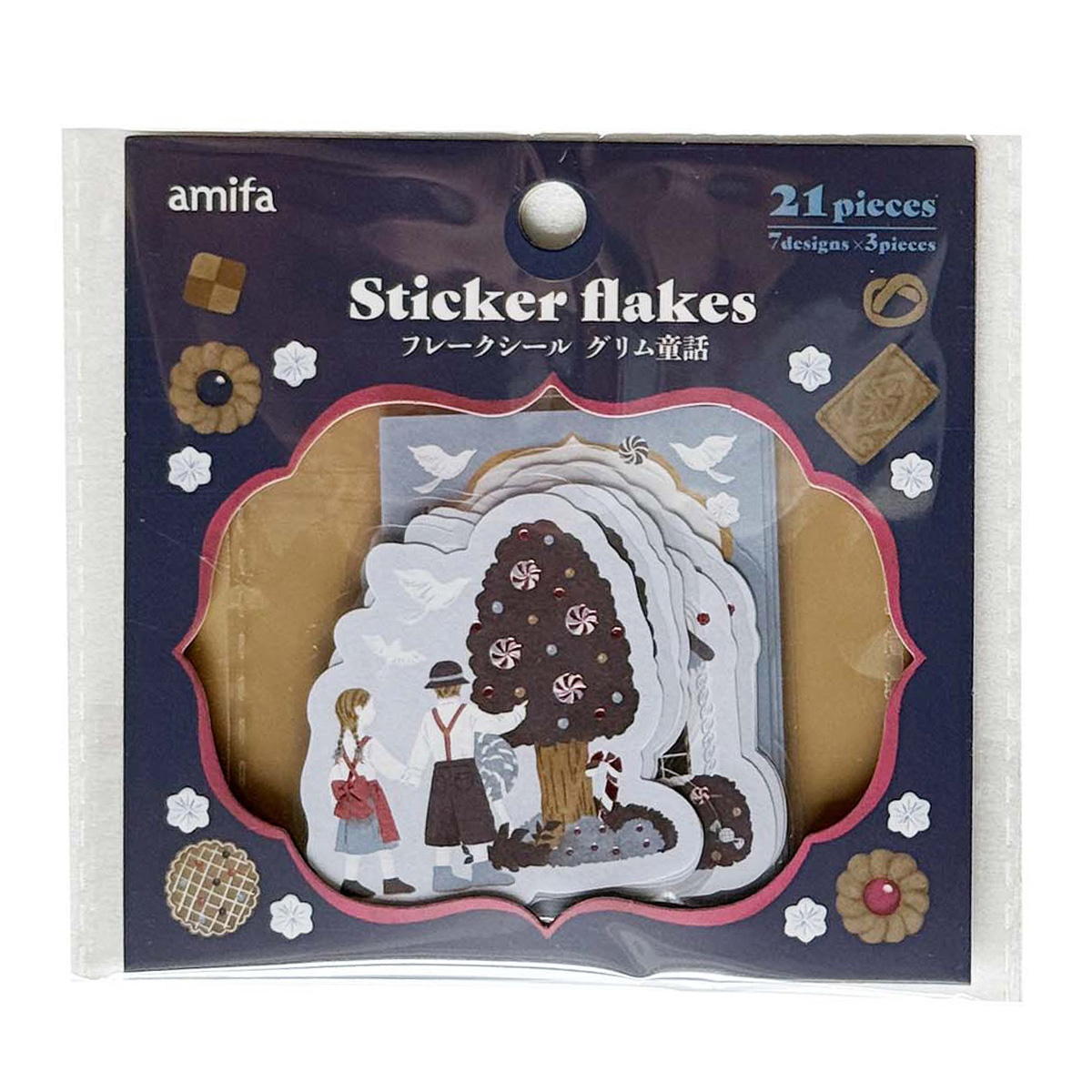 【OUTLET】フレークシール 21P グリム童話 311622