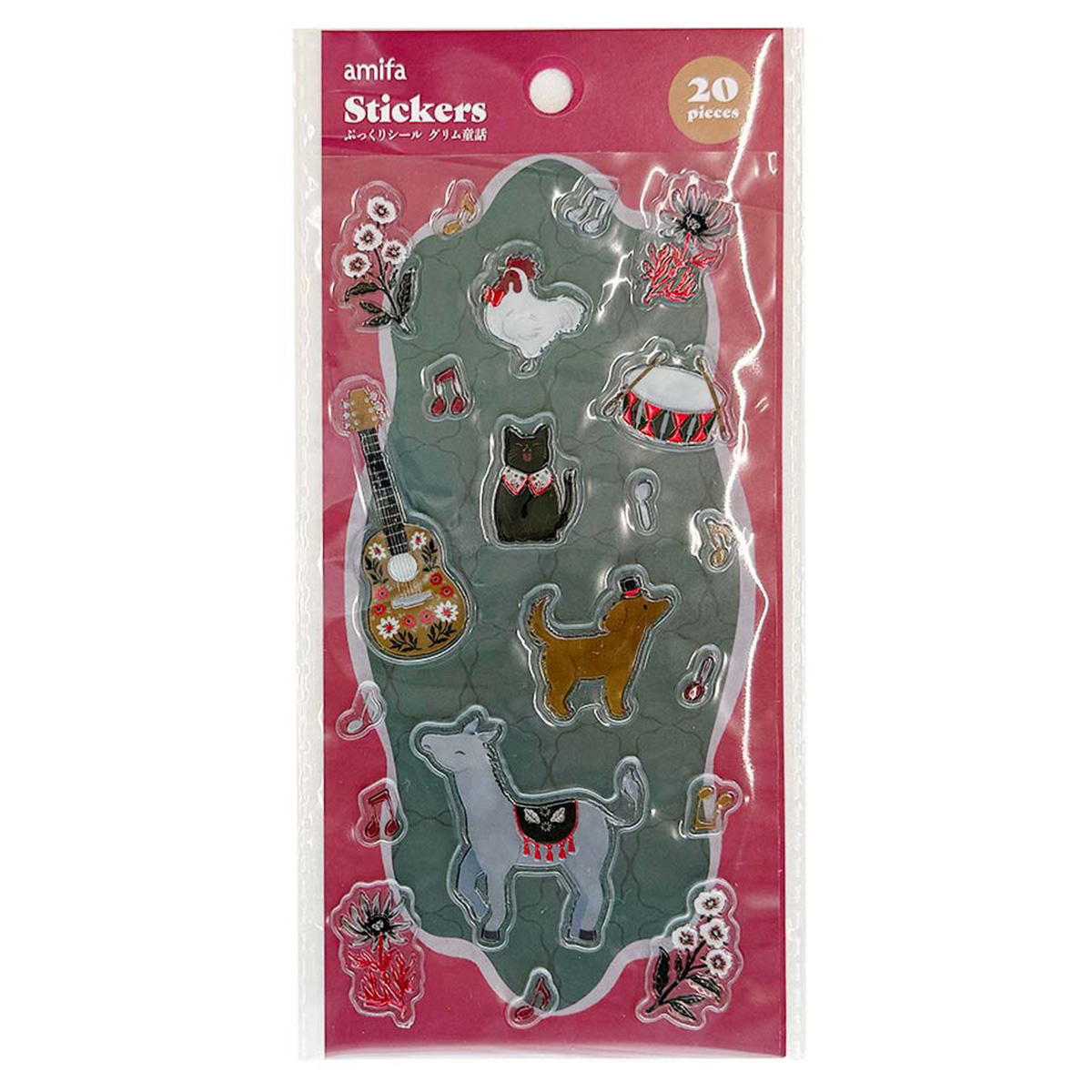 【在庫限り】ぷっくりシール グリム童話 311623