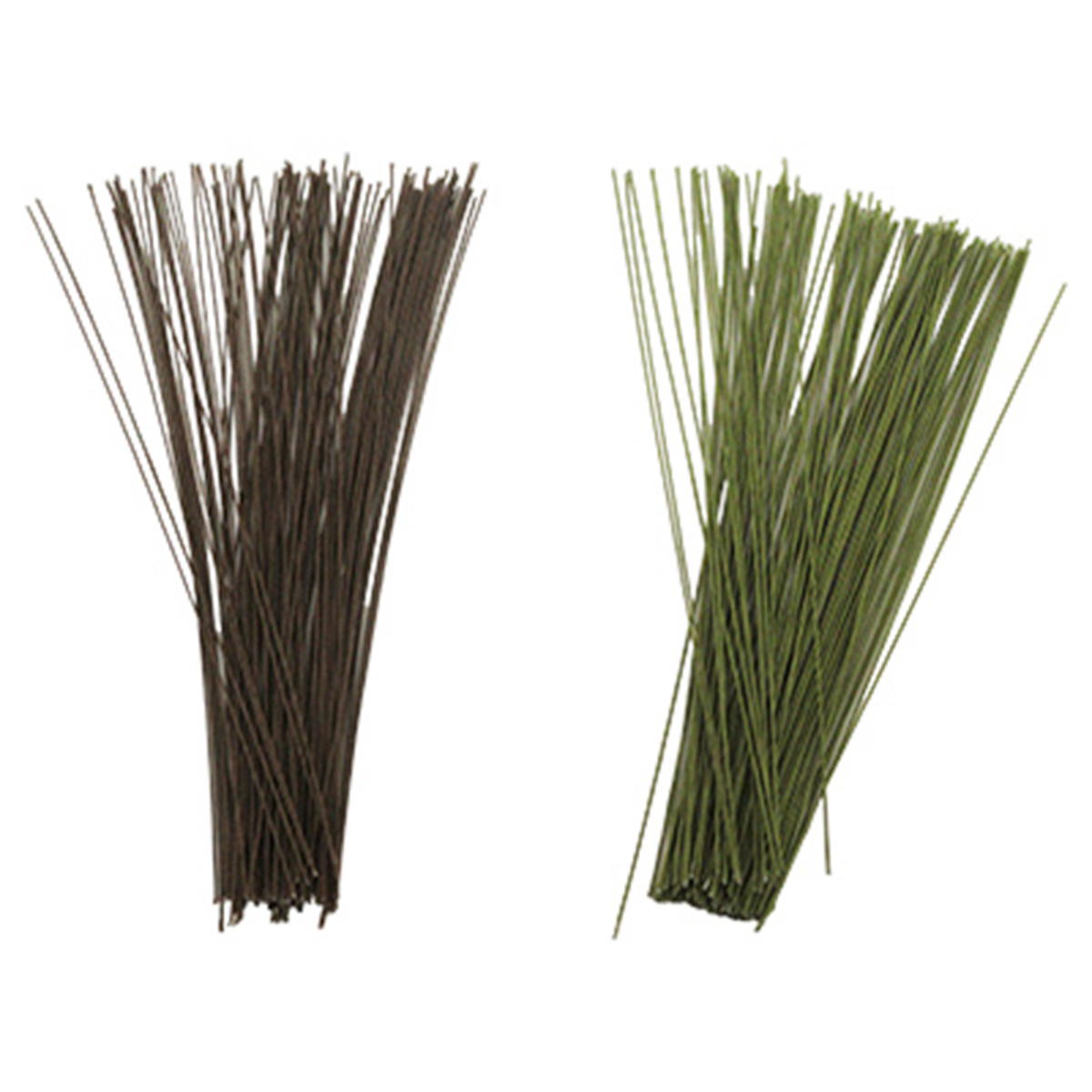 地巻きワイヤー ショート(グリーン・ブラウン) 312023