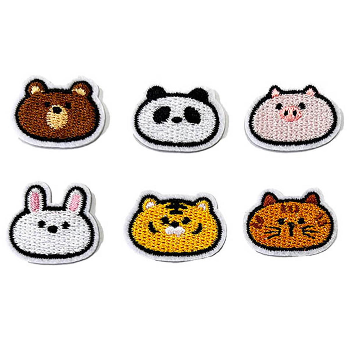刺しゅうワッペンどうぶつA 3P 312364