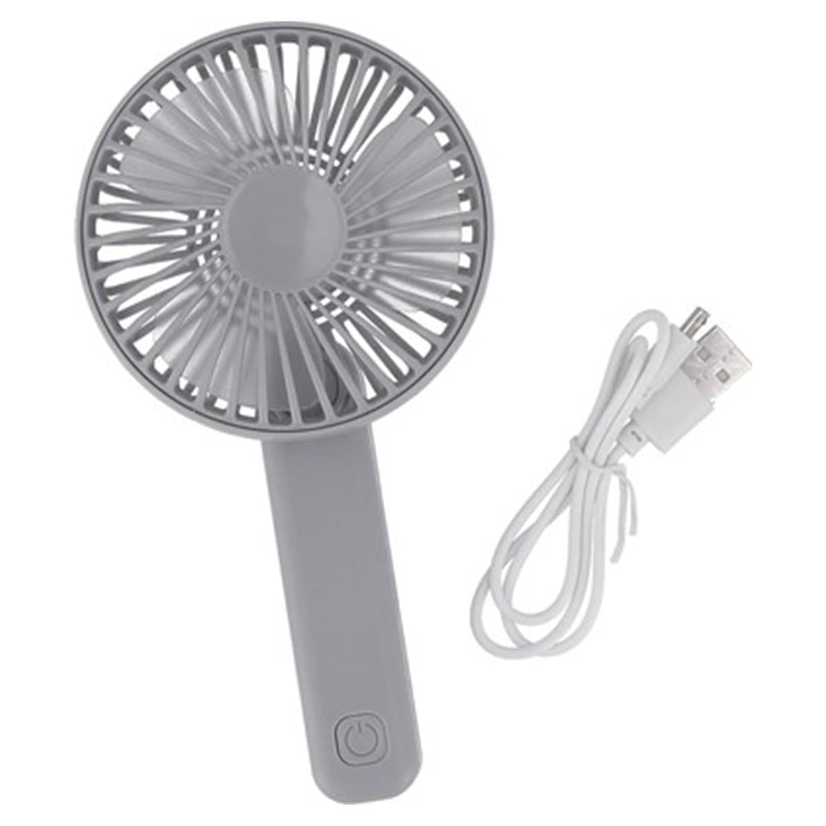 【OUTLET】USB折りたたみハンディファン ミニ扇風機 グレー 312918