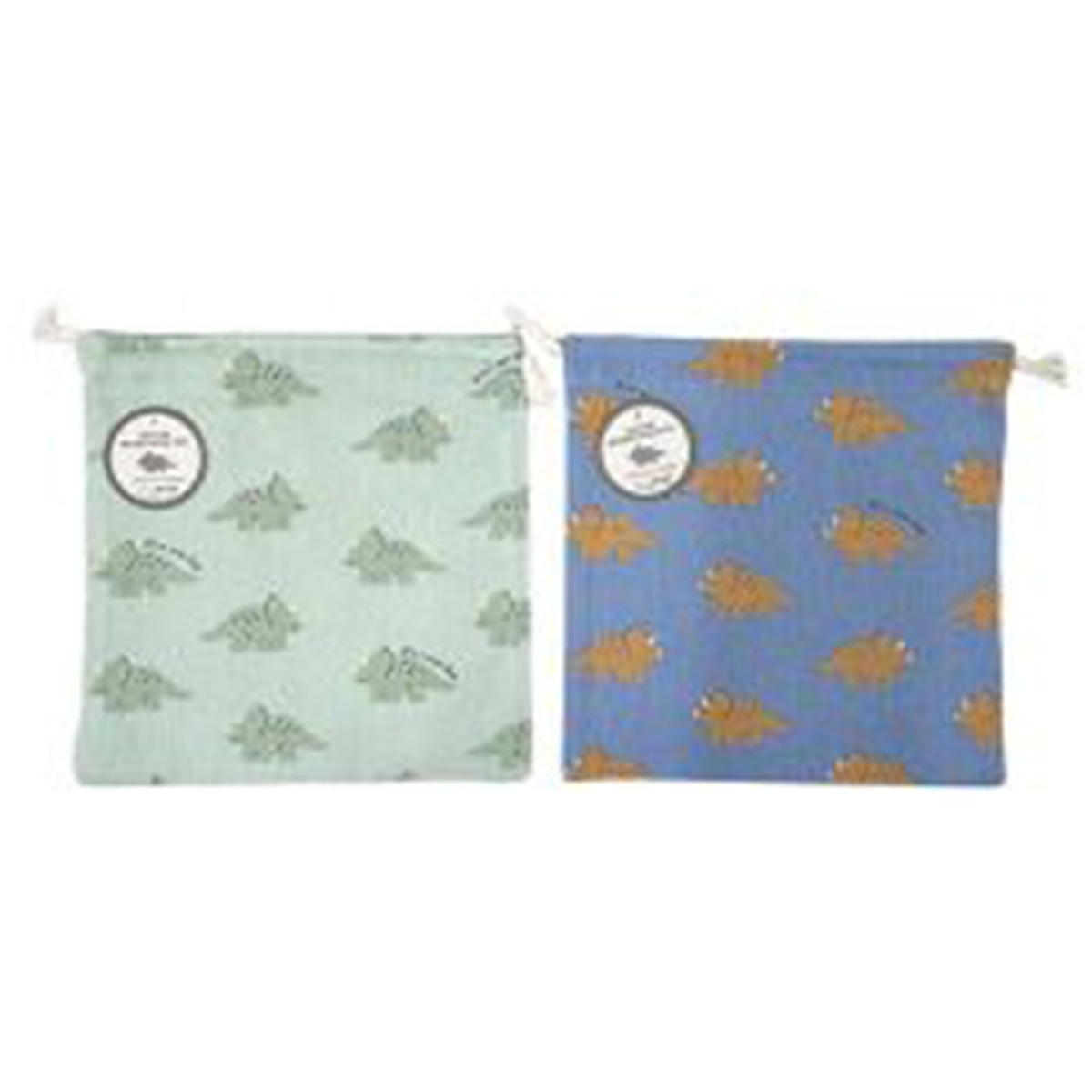【OUTLET】コットン巾着袋 恐竜柄 313035