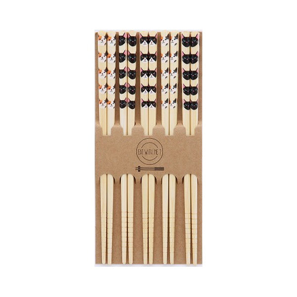 箸 お箸 おはし 5本セット 猫 313150