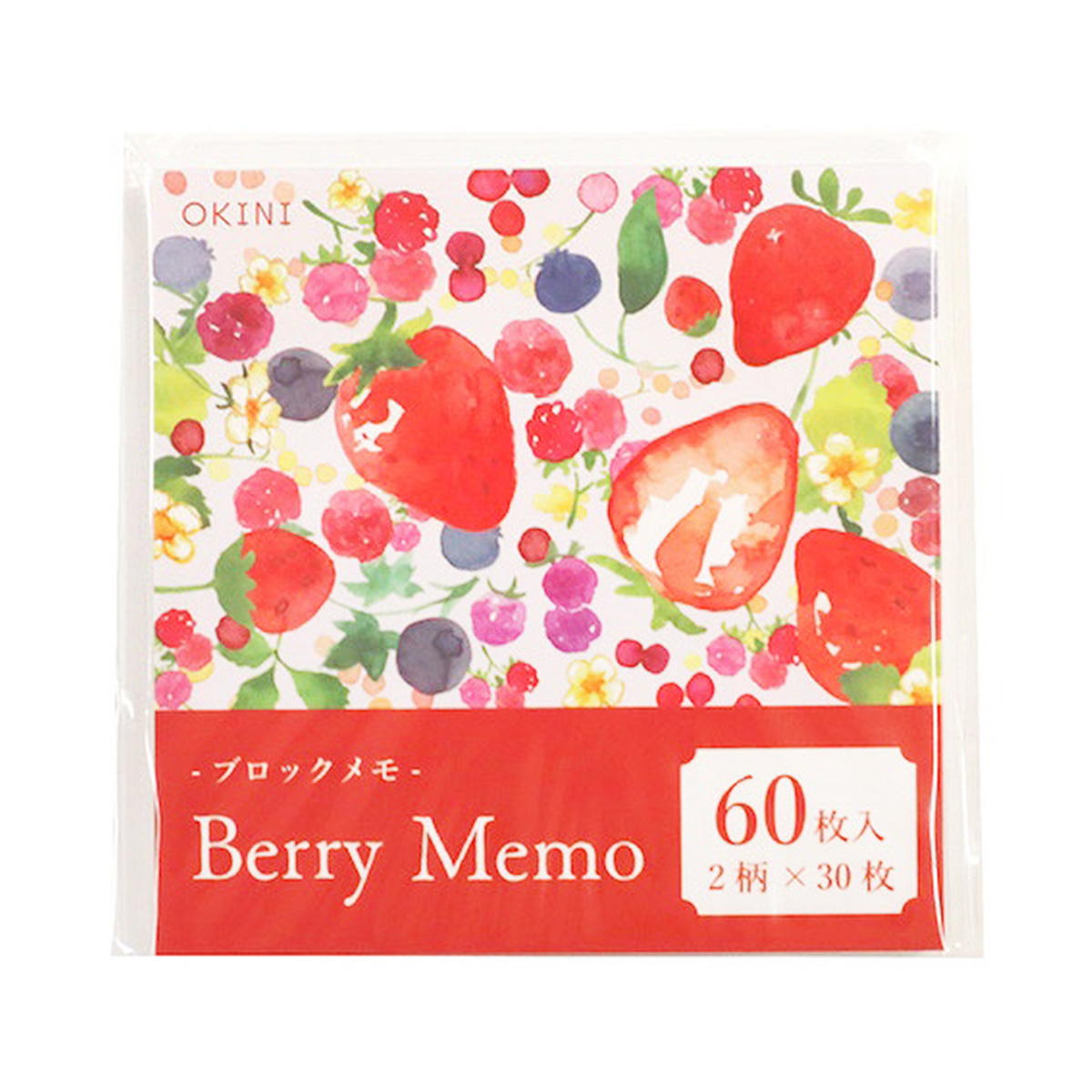 ブロックメモ 60P ナチュラルベリー 313570