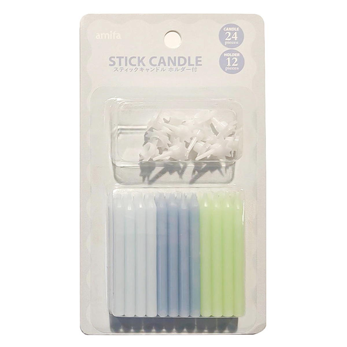 スティックキャンドル 24P ニュアンスカラー 313727