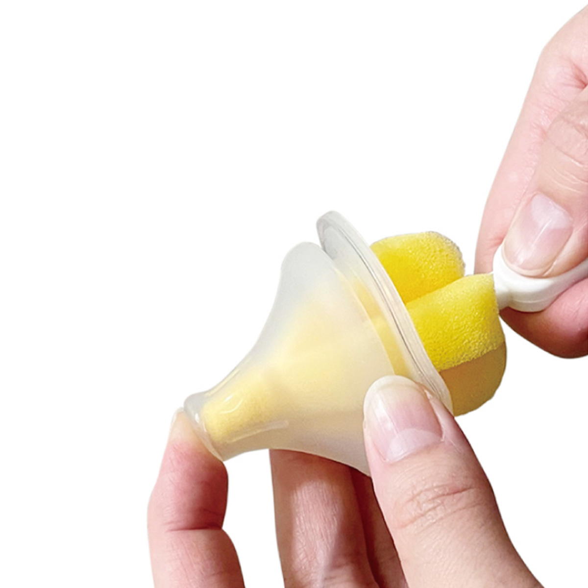 哺乳びんの乳首洗い スポンジ 2P 313732