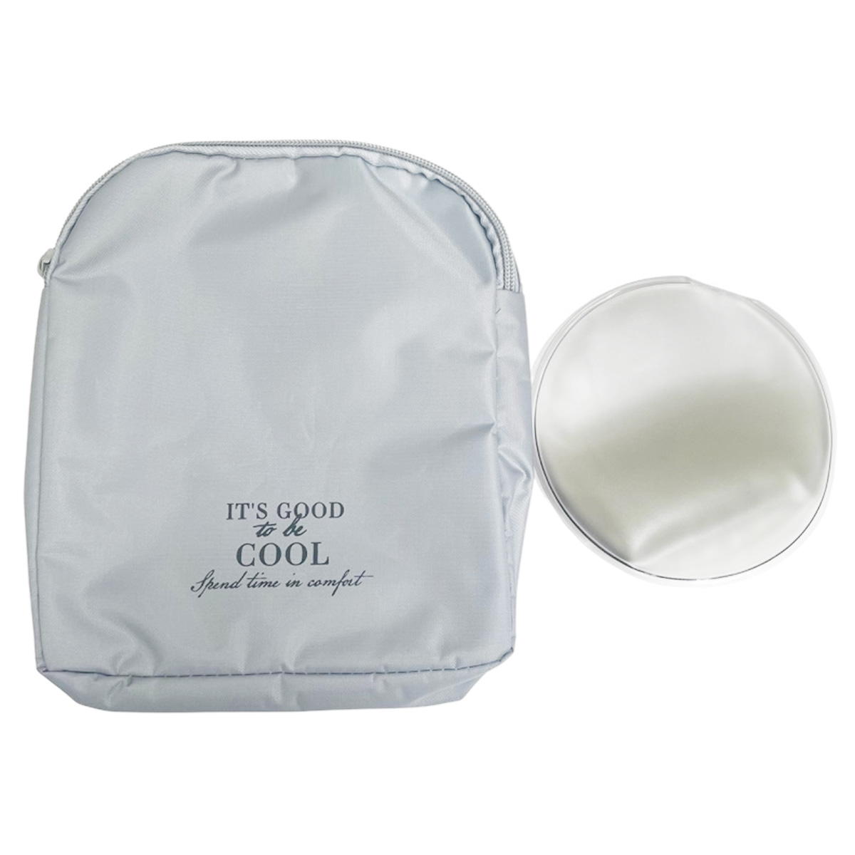 【OUTLET】クールネックバンド用ポーチ 保冷剤付グレー 314213