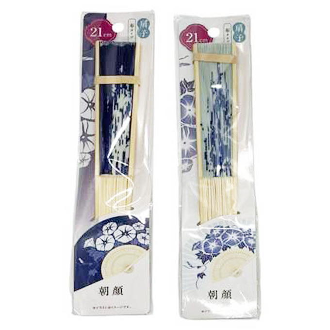 扇子21cm 朝顔 314368