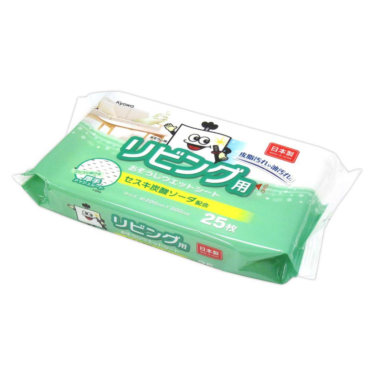 おそうじ侍リビング用お掃除ウエットシート25枚 315008